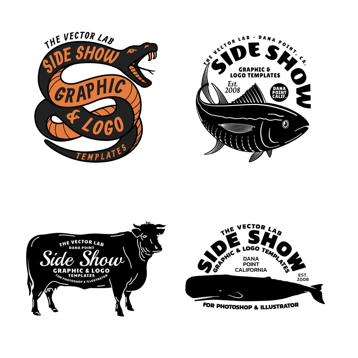 Graphic & Logo Bundle Vol 1 - Side Show