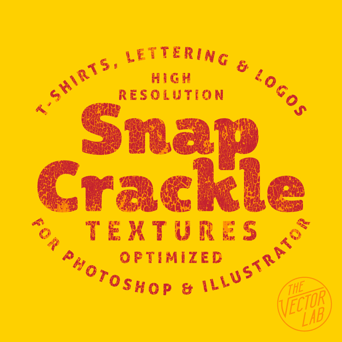 Snap Crackle - Paint Crackle Textures for Photoshop and Illustrator