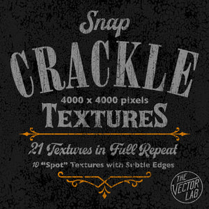 Snap Crackle - Cracked Paint Textures for Photoshop and Illustrator