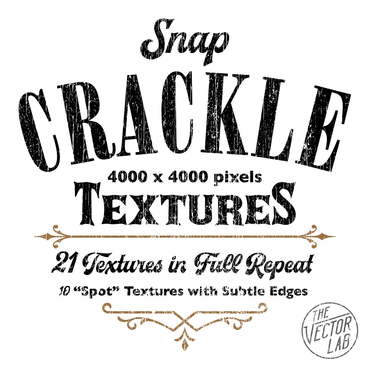 Snap Crackle - Cracked Paint Textures for Photoshop and Illustrator