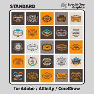 Standard Logos for Illustrator, Photoshop, Affinity, CorelDraw