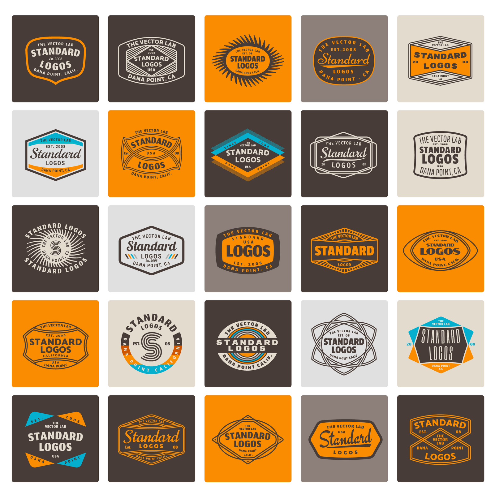 Standard Logos for Illustrator, Photoshop, Affinity, CorelDraw