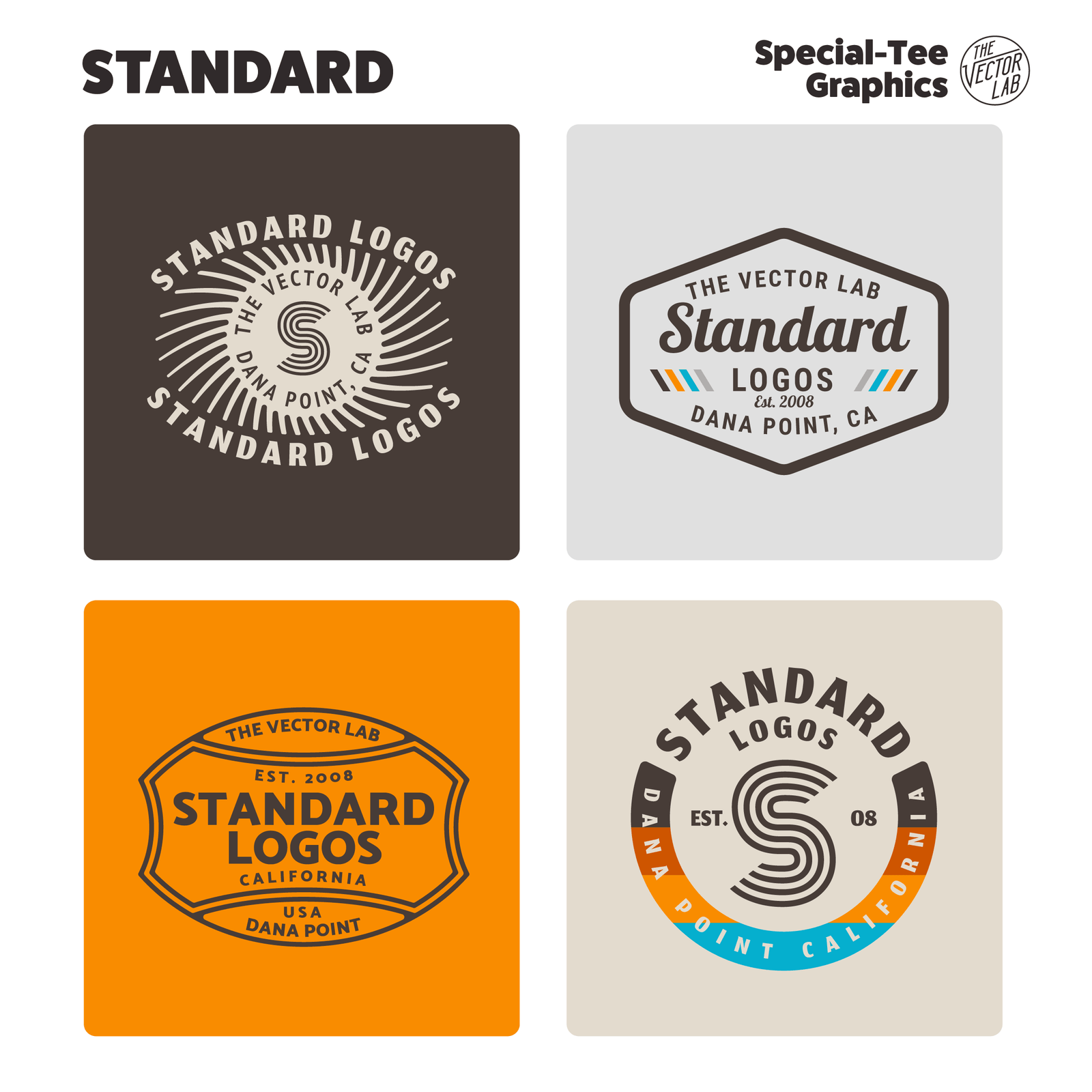 Standard Logos for Illustrator, Photoshop, Affinity, CorelDraw