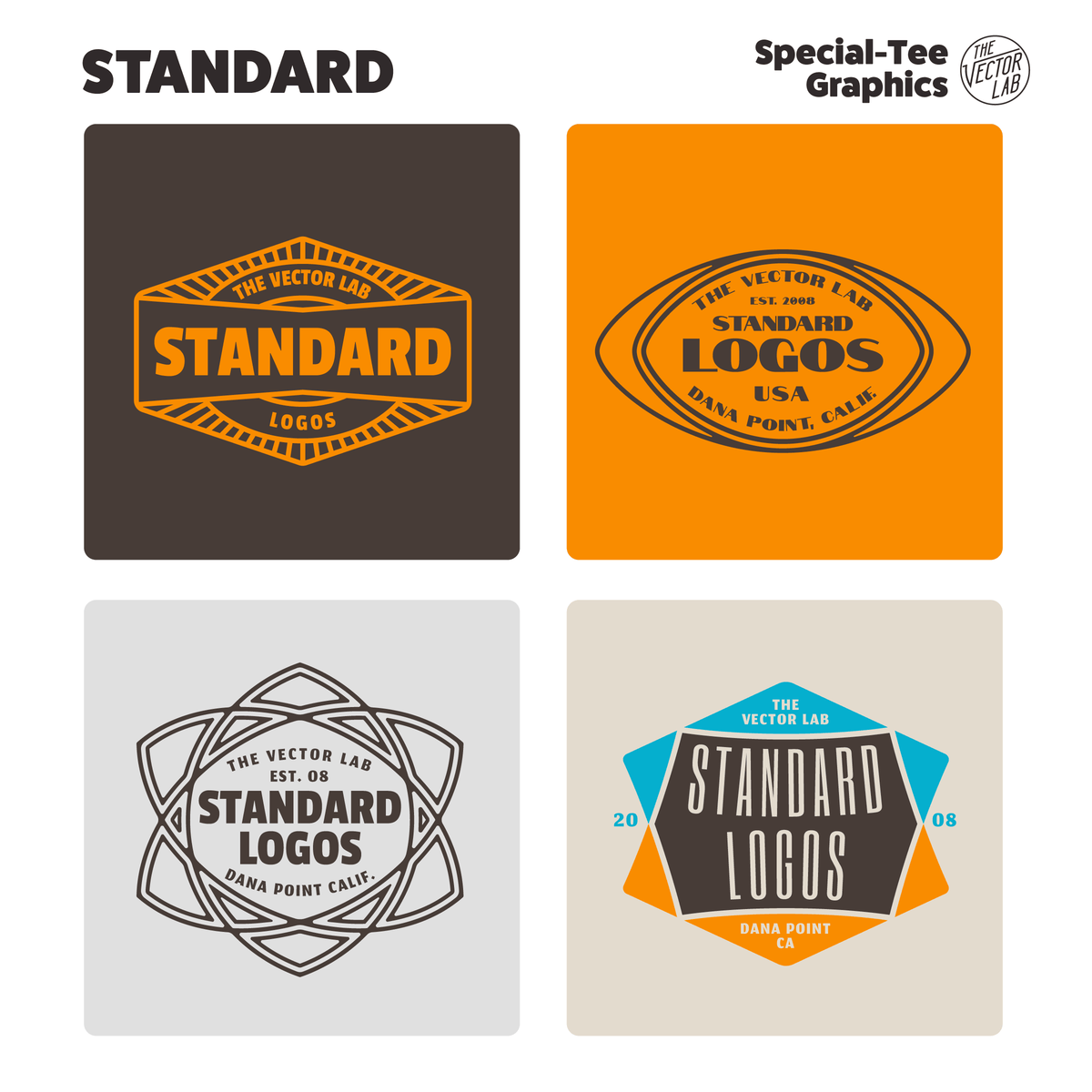 Standard Logos for Illustrator, Photoshop, Affinity, CorelDraw