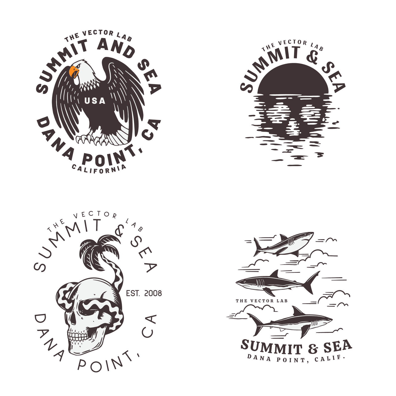 Summit and Sea - Graphic Logo Bundle Vol. 3