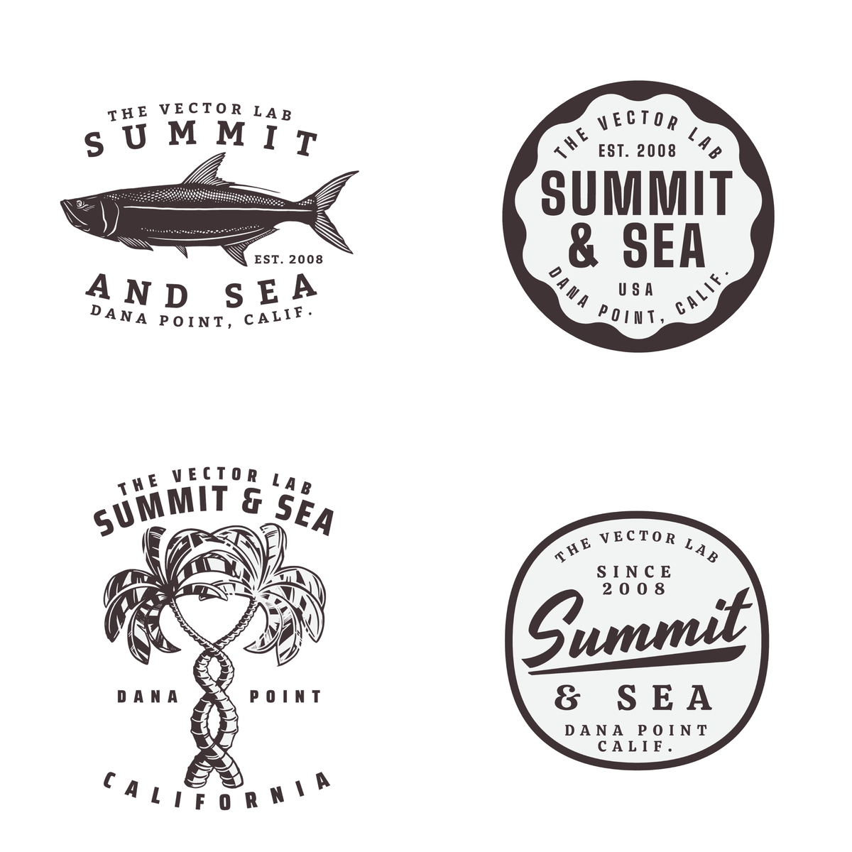 Summit and Sea - Graphic Logo Bundle Vol. 3