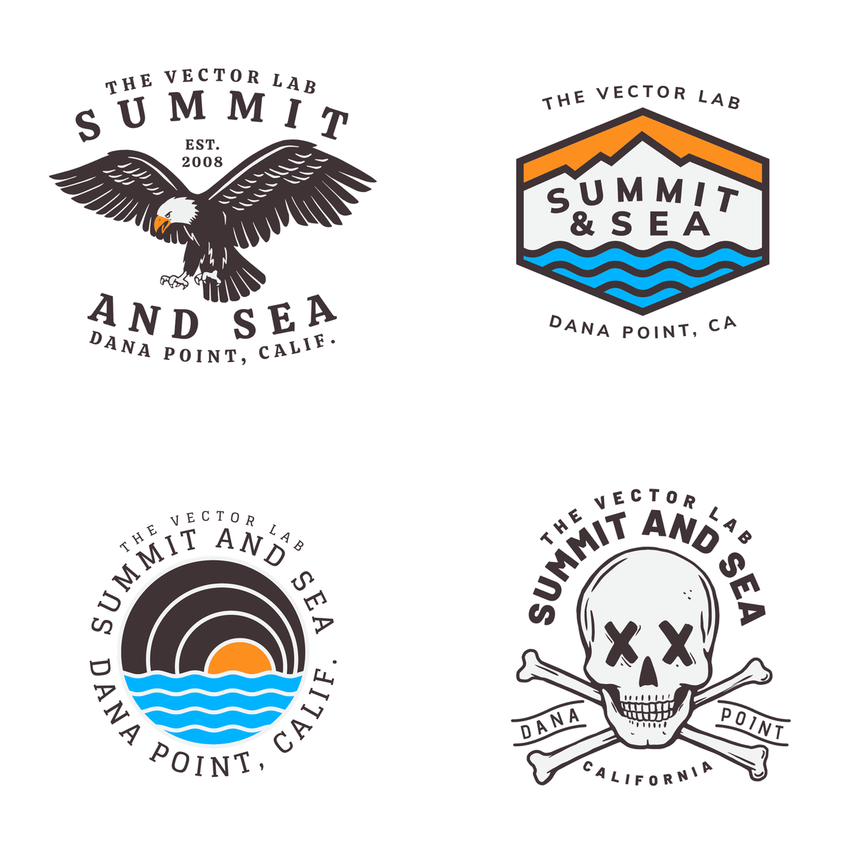 Summit and Sea - Graphic Logo Bundle Vol. 3