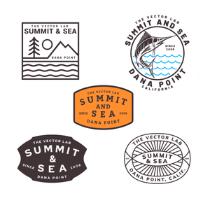 Summit and Sea - Graphic Logo Bundle Vol. 3