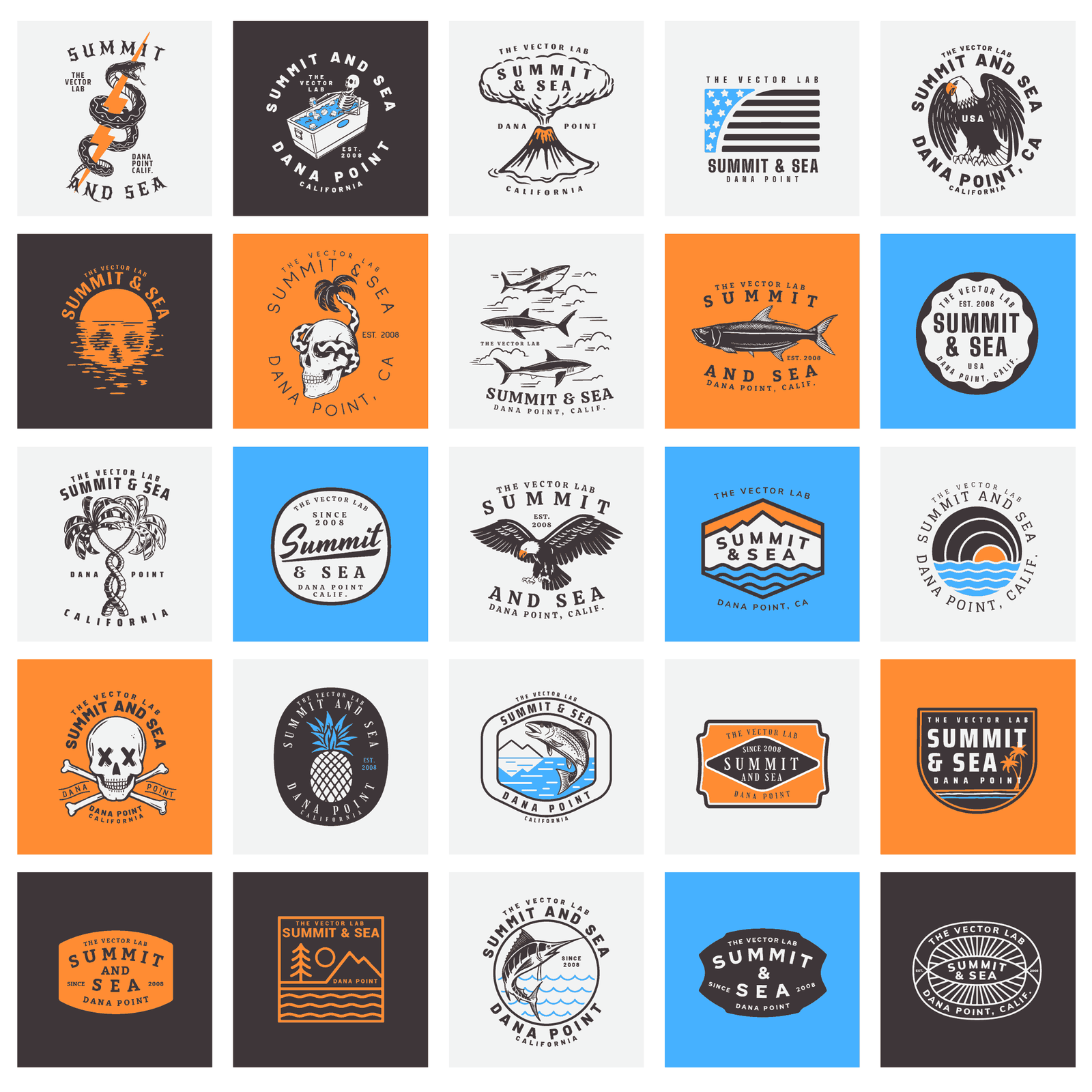 Summit and Sea - Graphic Logo Bundle Vol. 3