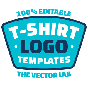 T-Shirt Logo Templates for Photoshop and Illustrator