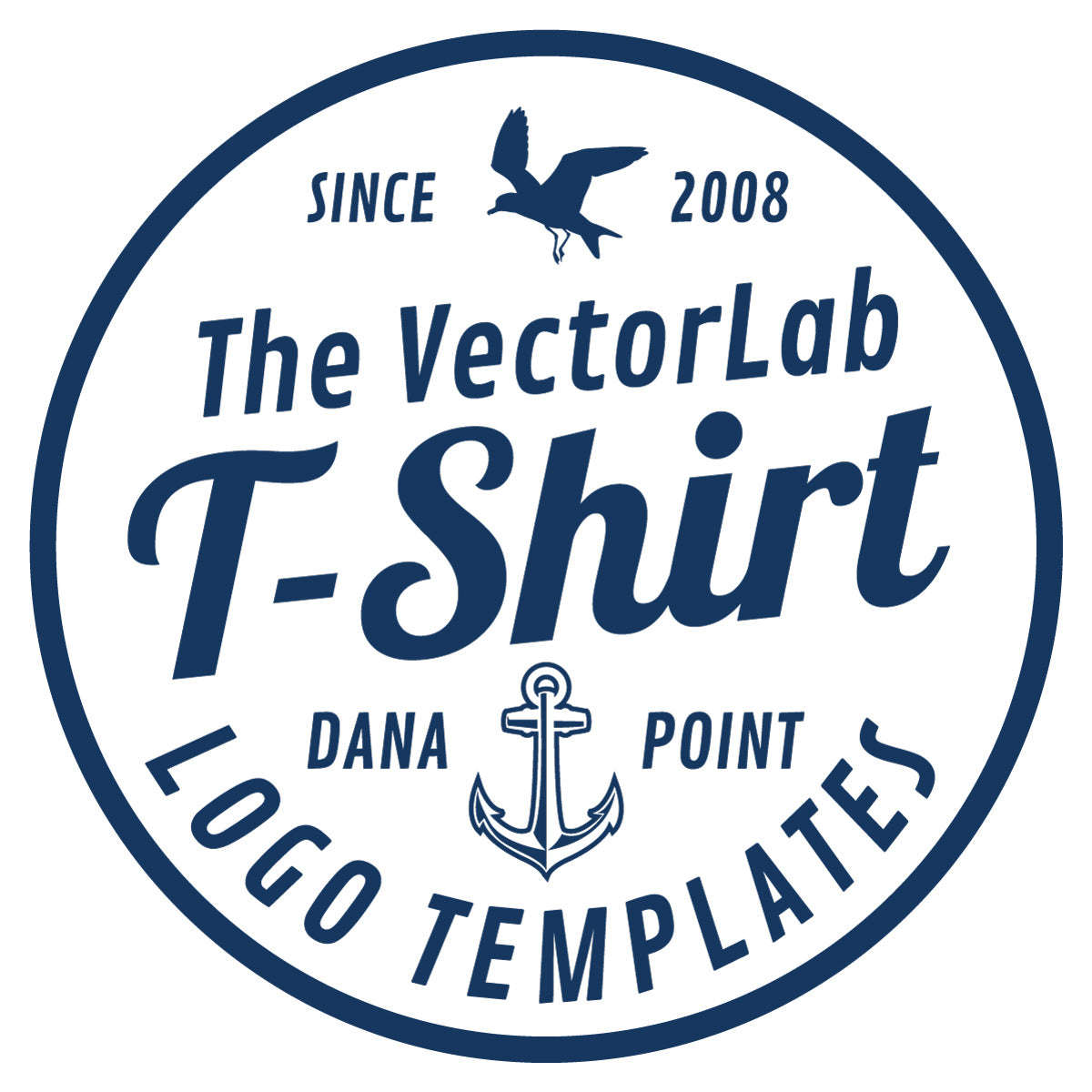 T-Shirt Logo Templates for Photoshop and Illustrator