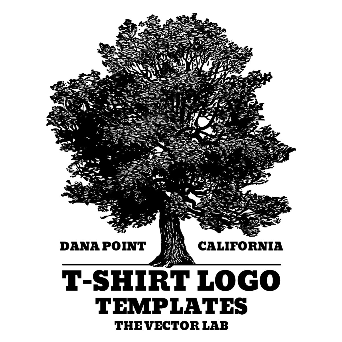 T-Shirt Logo Templates for Photoshop and Illustrator