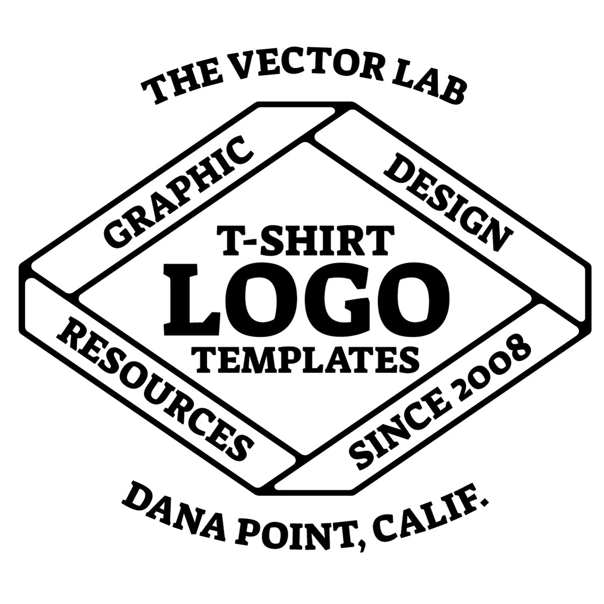 T-Shirt Logo Templates for Photoshop and Illustrator