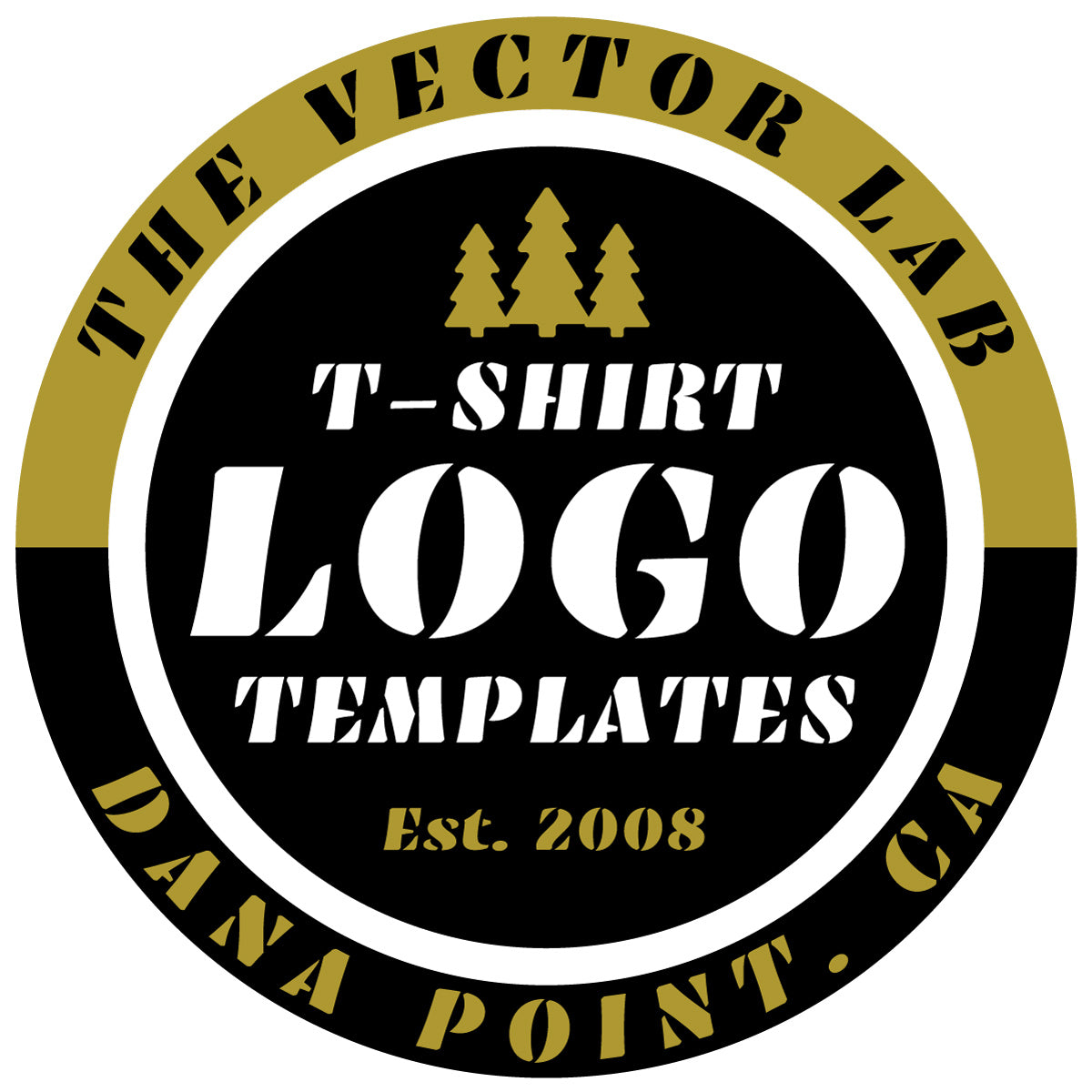 T-Shirt Logo Templates for Photoshop and Illustrator