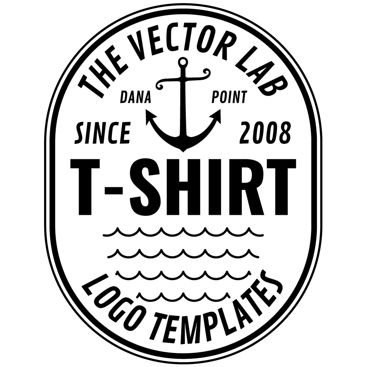 T-Shirt Logo Templates for Photoshop and Illustrator