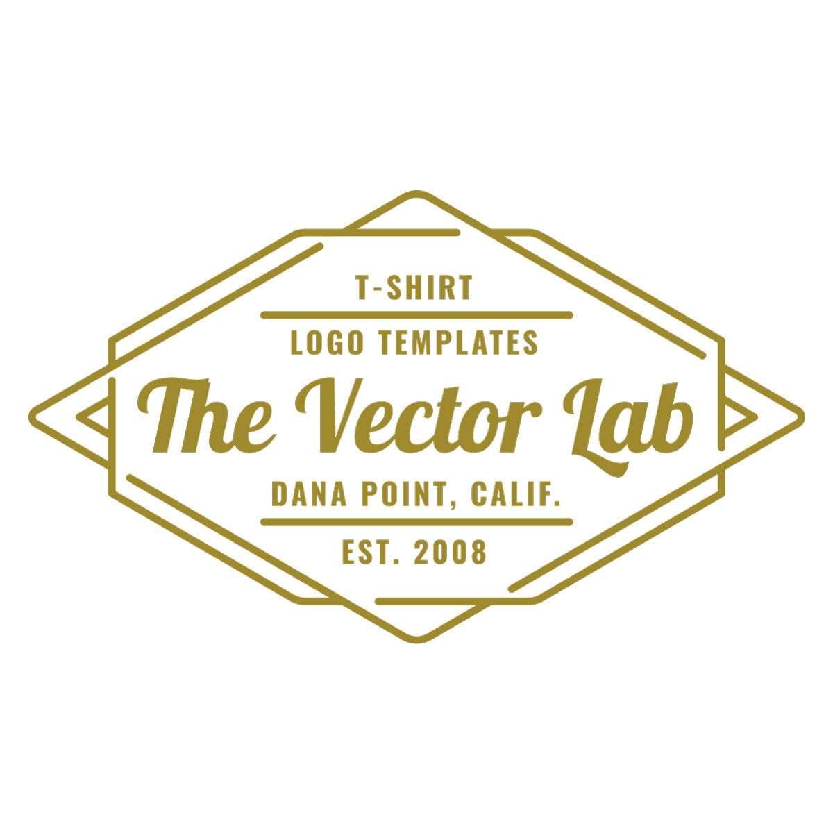 T-Shirt Logo Templates for Photoshop and Illustrator