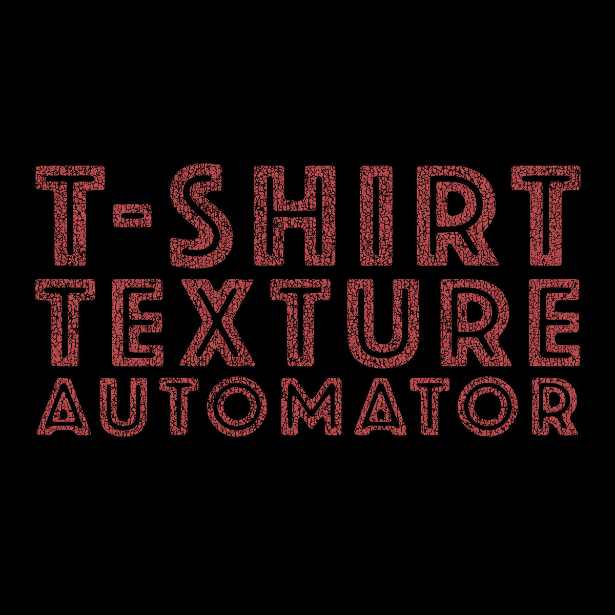 T-Shirt Texture Automator for Photoshop