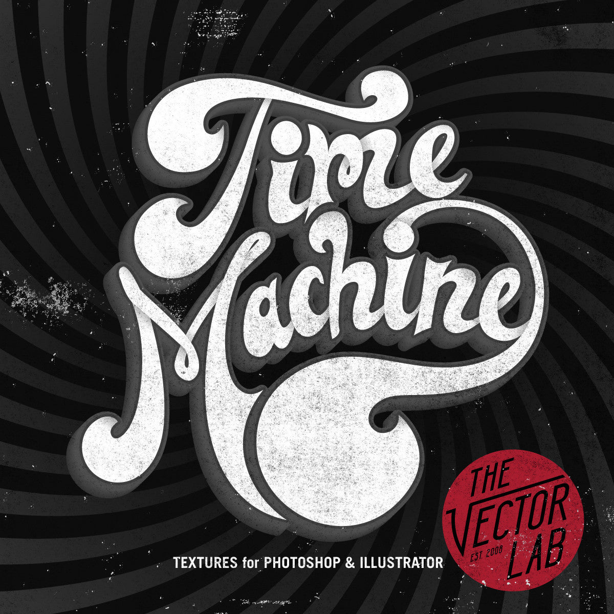 Time Machine Texture Automator for Photoshop - TheVectorLab