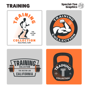 Training Graphic Logo Templates for Adobe Affinity CorelDraw