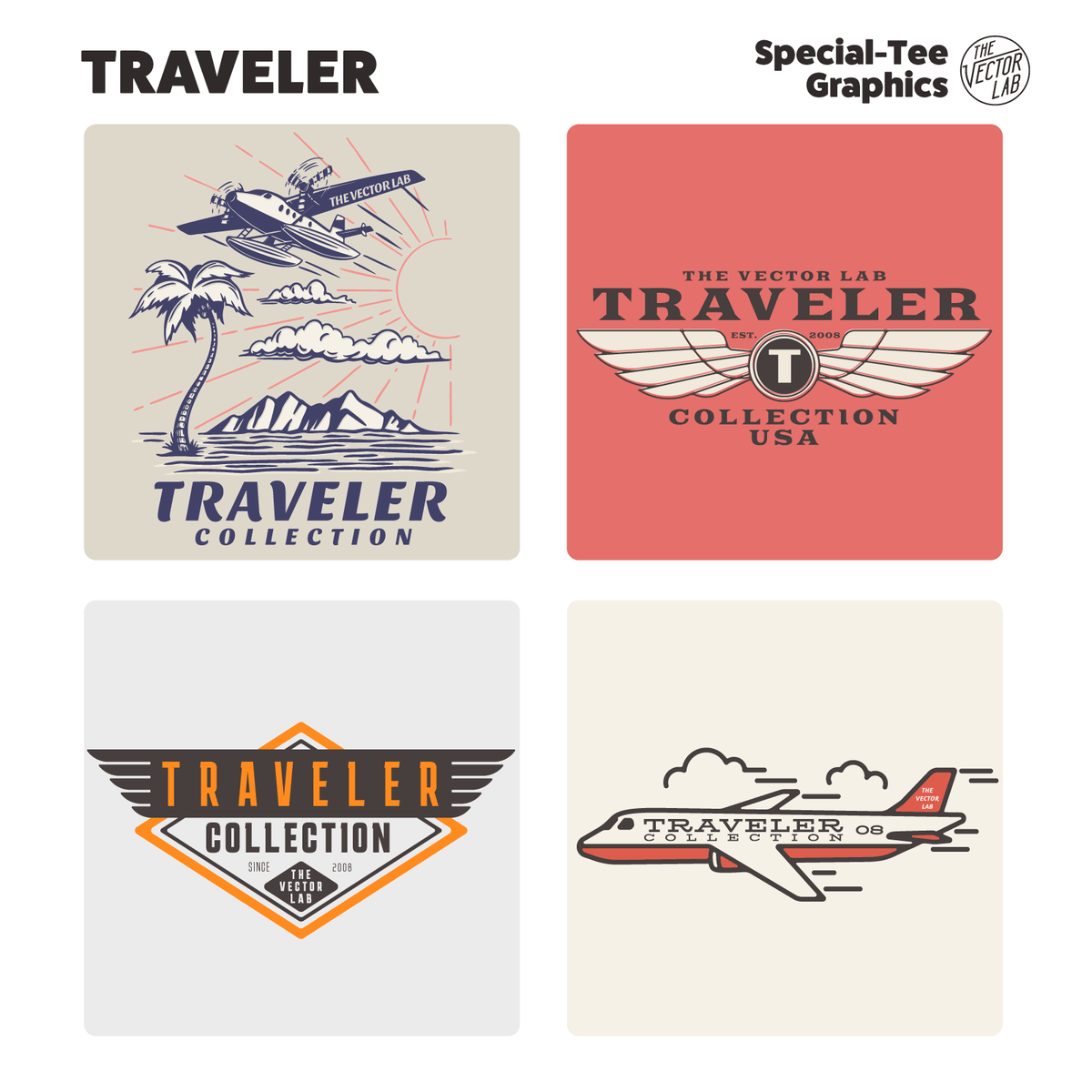 Traveler Graphic Logo Templates