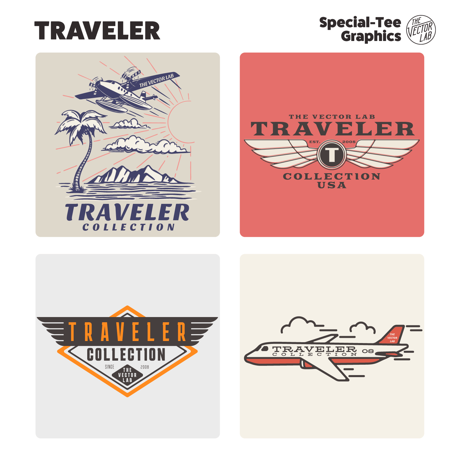 Traveler Graphic Logo Templates
