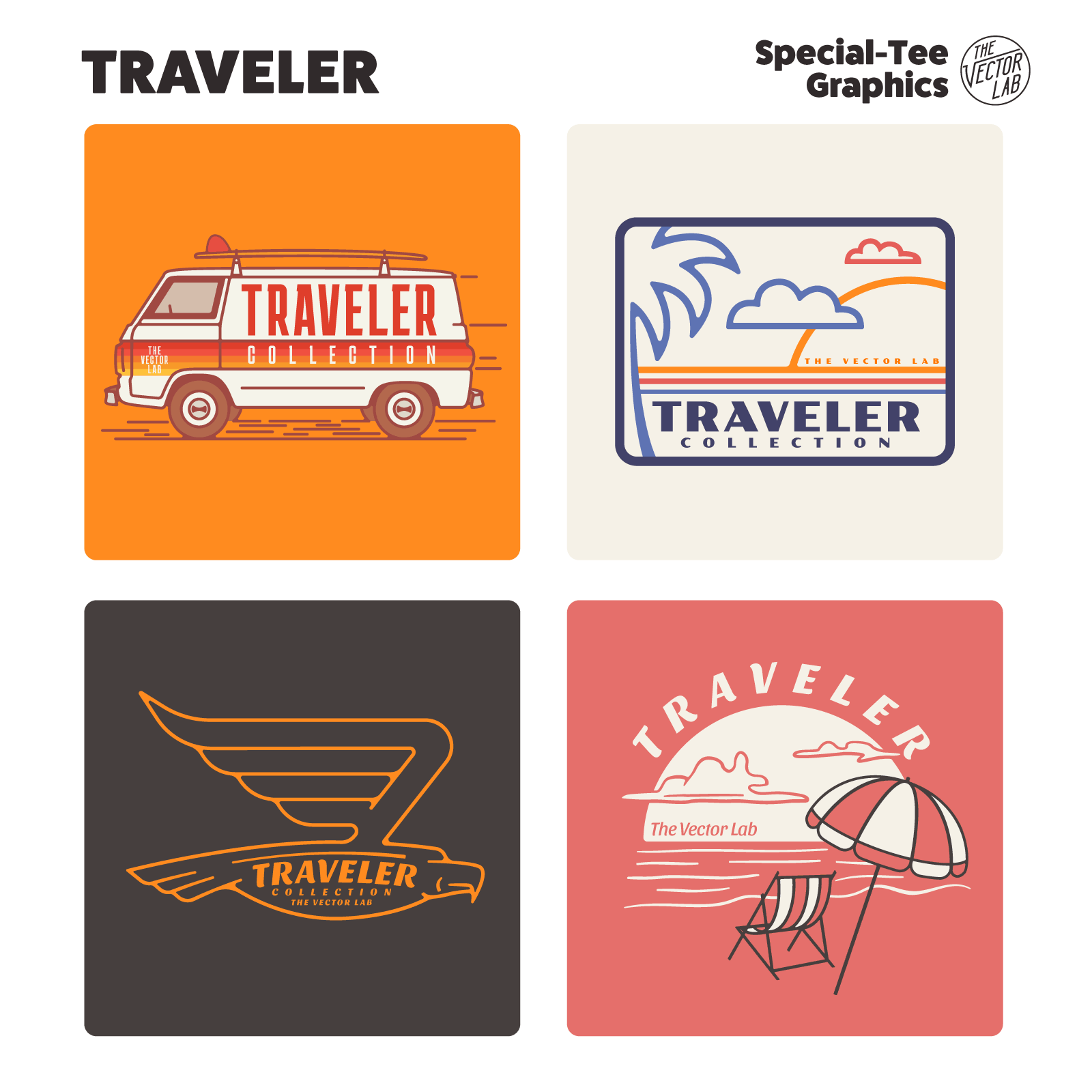 Traveler Graphic Logo Templates
