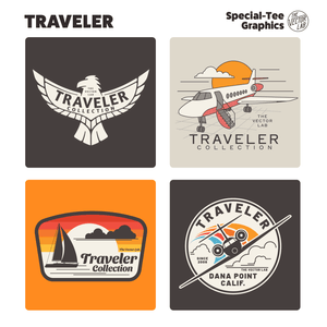 Traveler Graphic Logo Templates for Adobe Affinity Corel