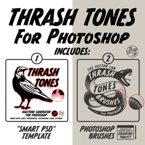 ThrashTones - Unique Halftones for Photoshop