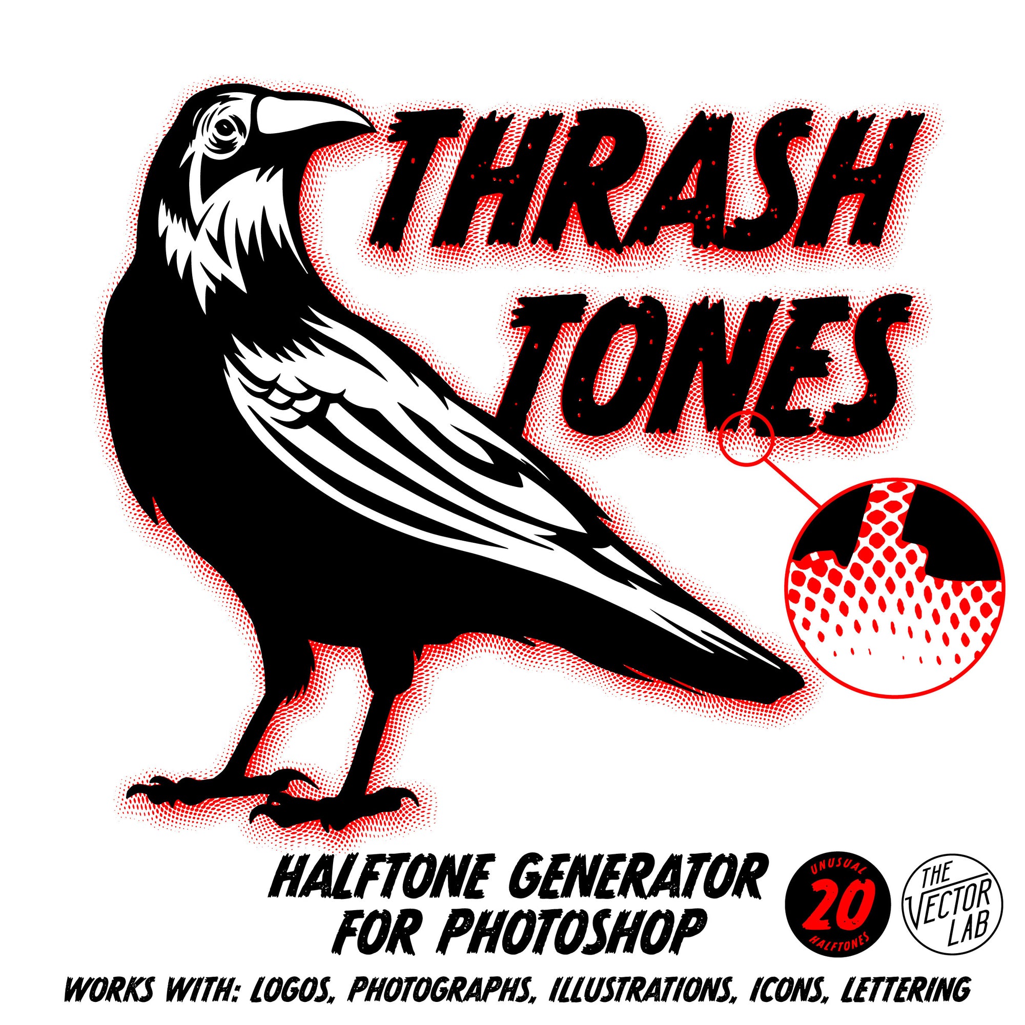 ThrashTones - Unique Halftones for Photoshop