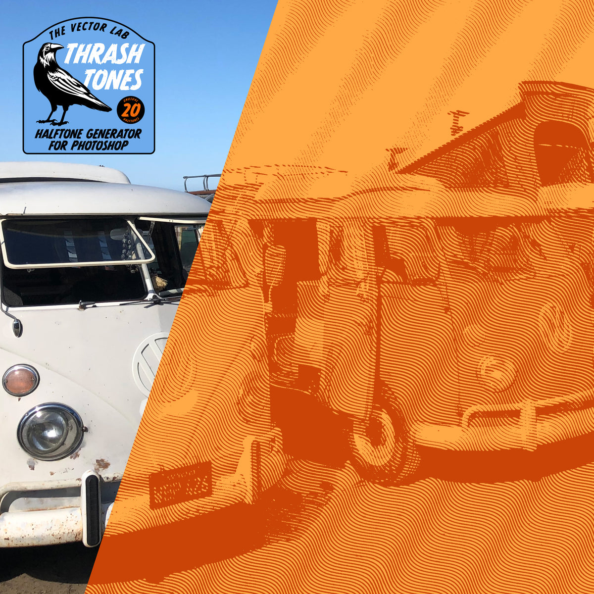 ThrashTones - Halftone Generator for Photoshop