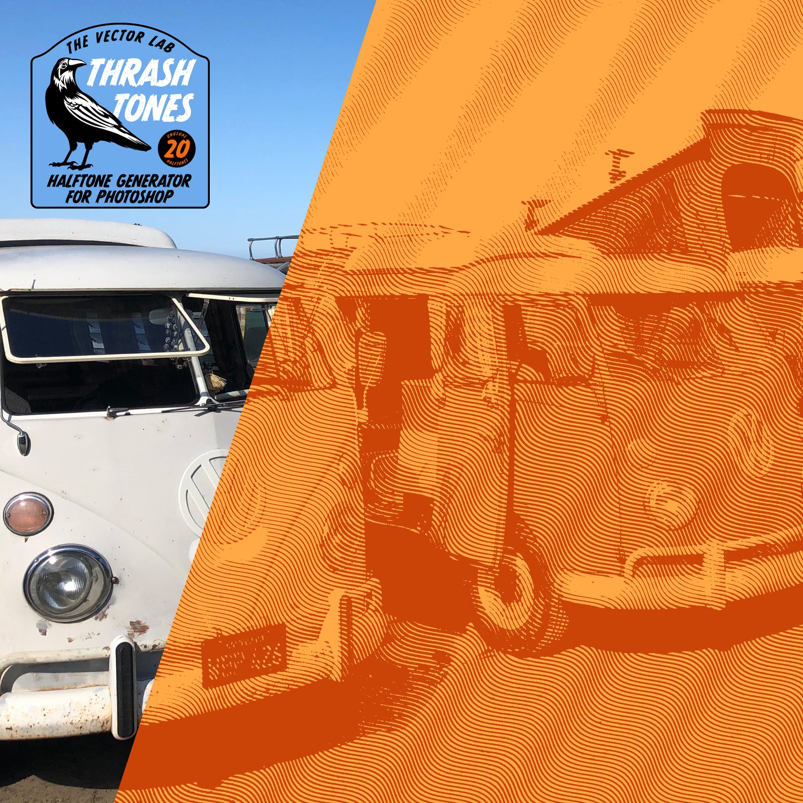 ThrashTones - Halftone Generator for Photoshop