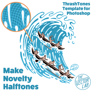 ThrashTones Halftone Generator for Photoshop