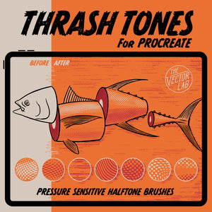 ThrashTones Brushes for Procreate (iPad)