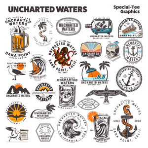 Uncharted Waters - Nautical graphic templates