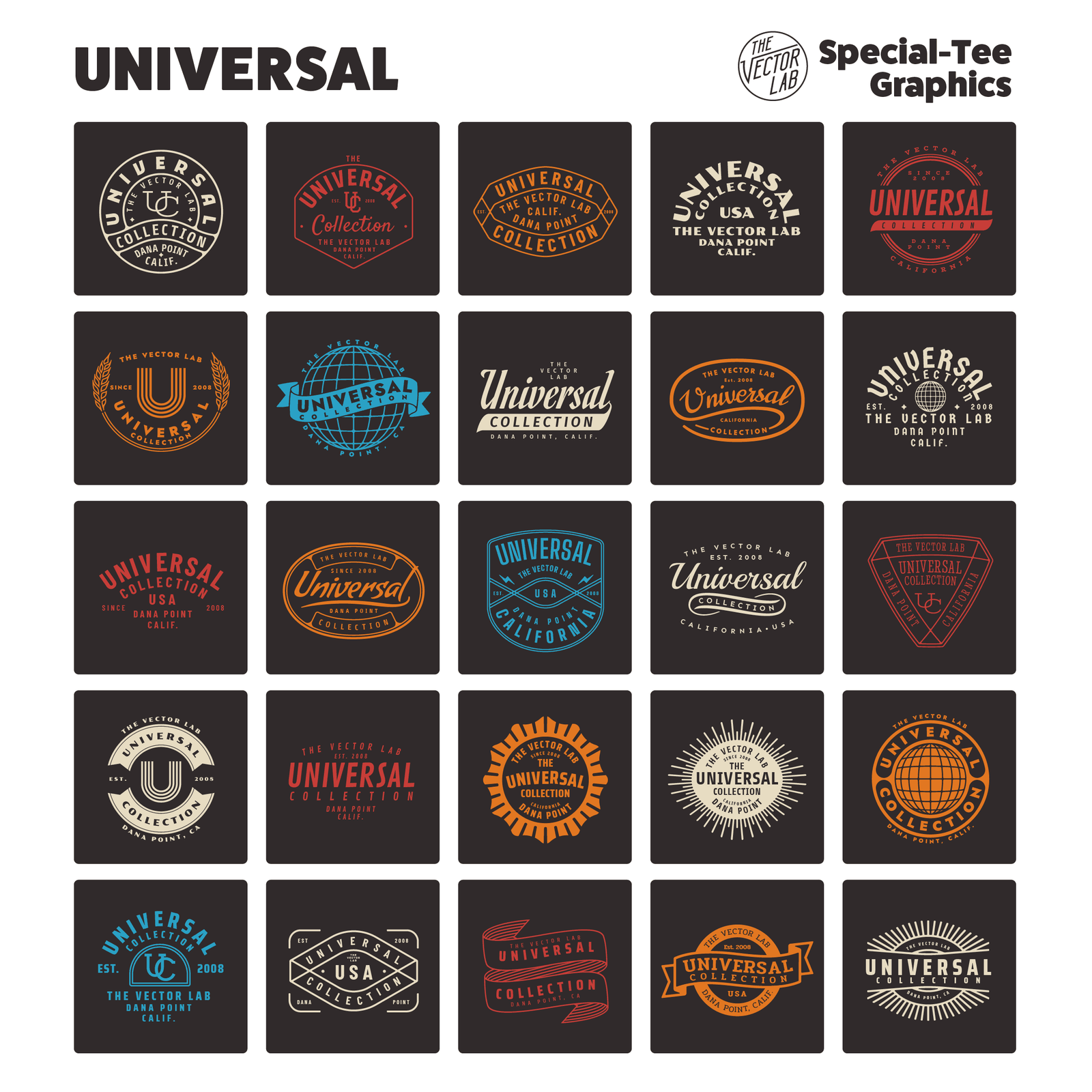 Universal Collection Graphics for Adobe Affinity CorelDraw