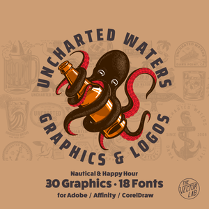 Uncharted Waters  Graphic Logo Templates
