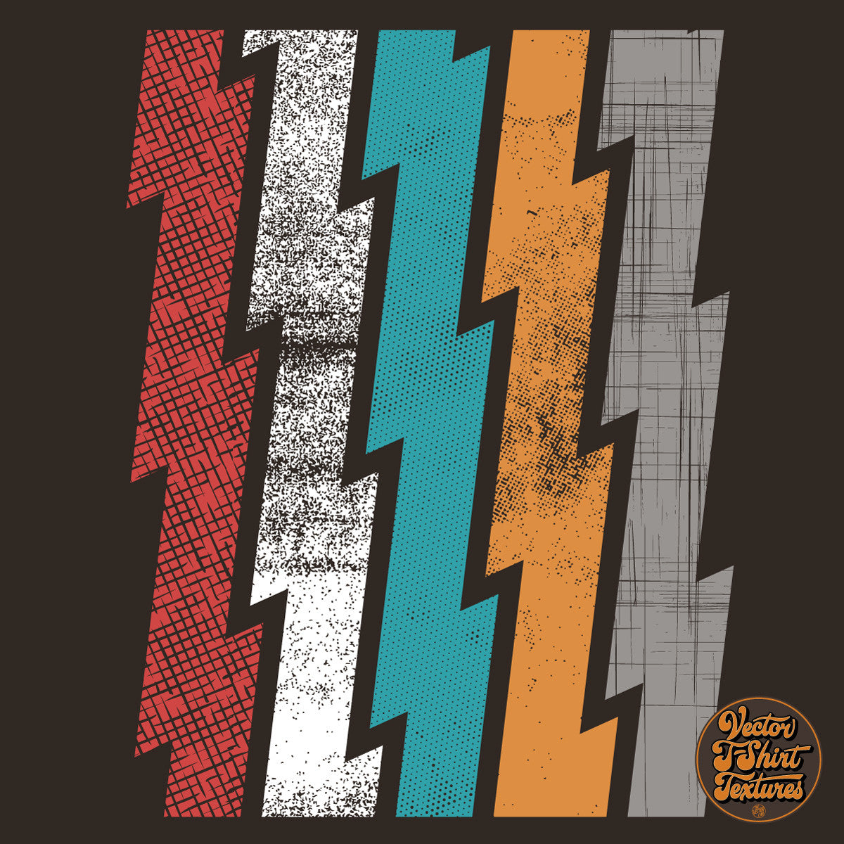 Vector T-Shirt Textures for Illustrator and Photoshop