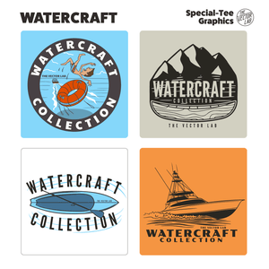 Watercraft Graphic Logo Templates for Adobe Affinity Corel