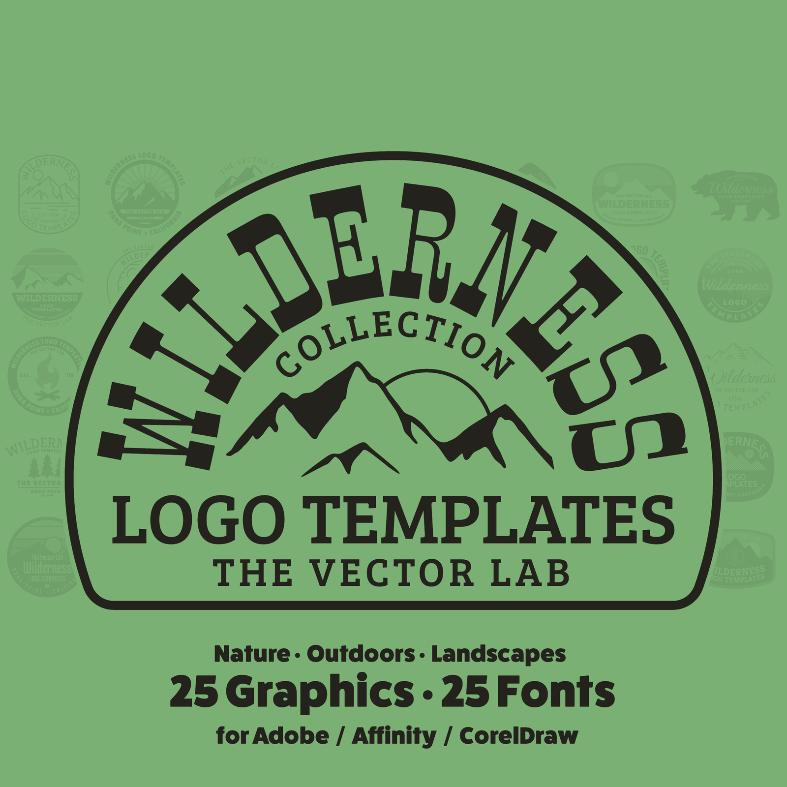Wilderness Graphic Logo Templates
