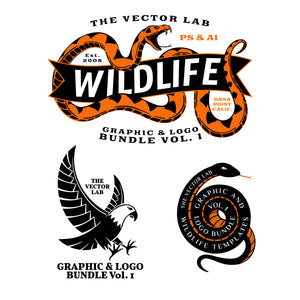 Graphic & Logo Bundle Vol 1 - Wildlife