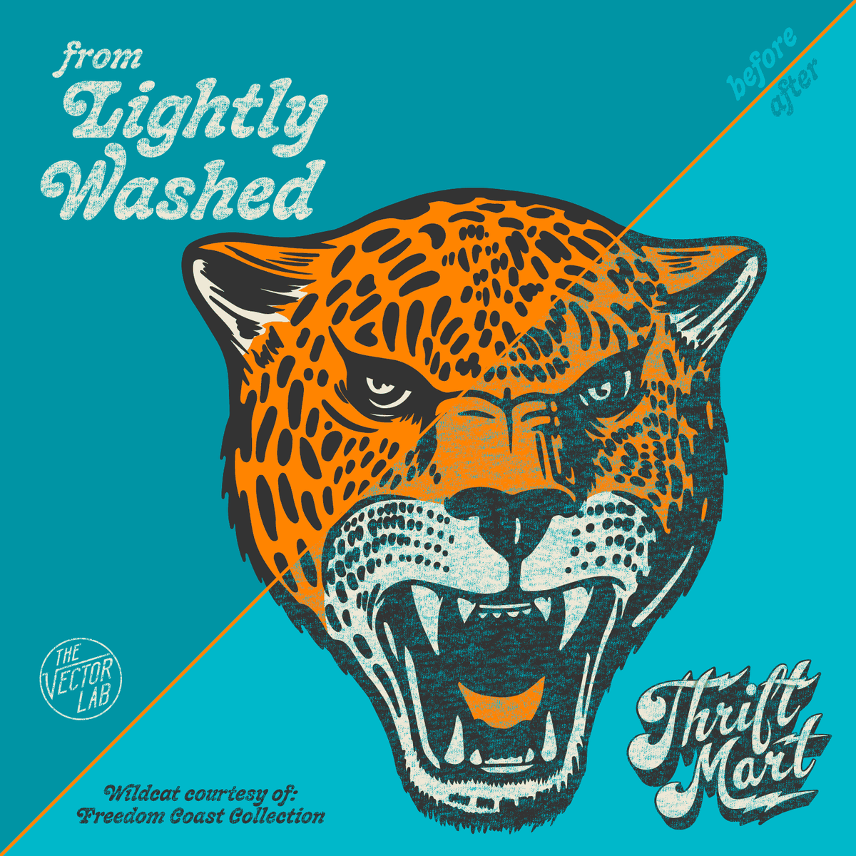 Thrift Mart washed t-shirt textures for Adobe Affinity Corel