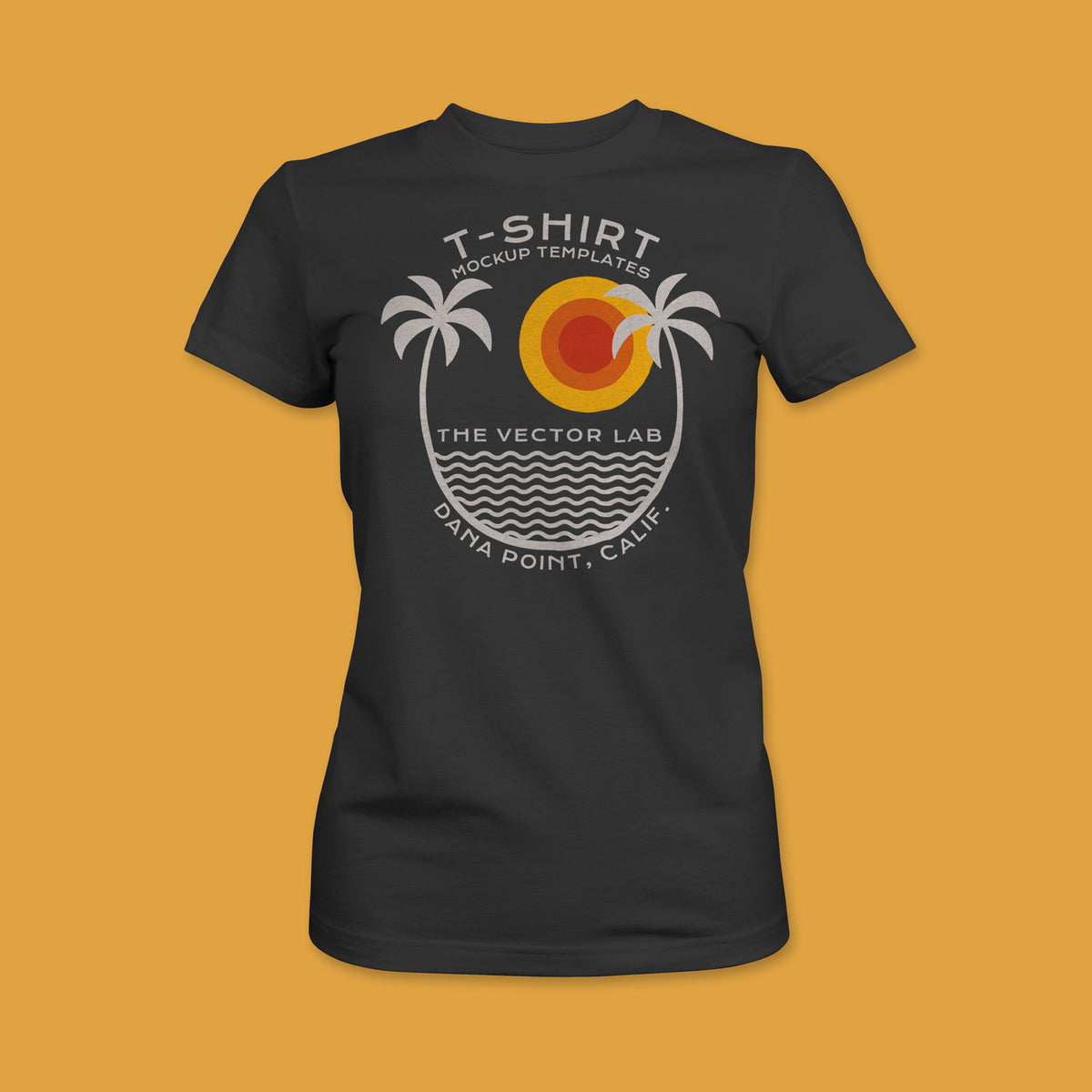 Women's T-Shirt Mockup Templates for Photoshop and Illustrator