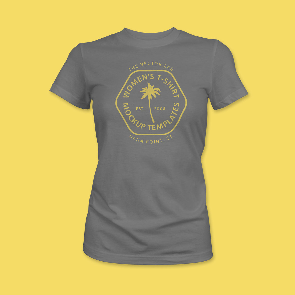 Women's T-Shirt Mockup Templates for Photoshop and Illustrator