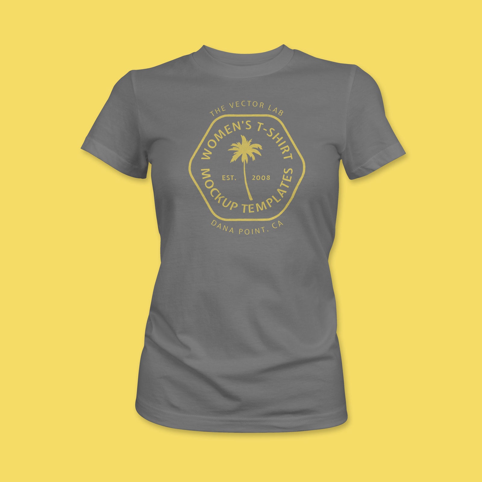 Women's T-Shirt Mockup Templates for Photoshop and Illustrator