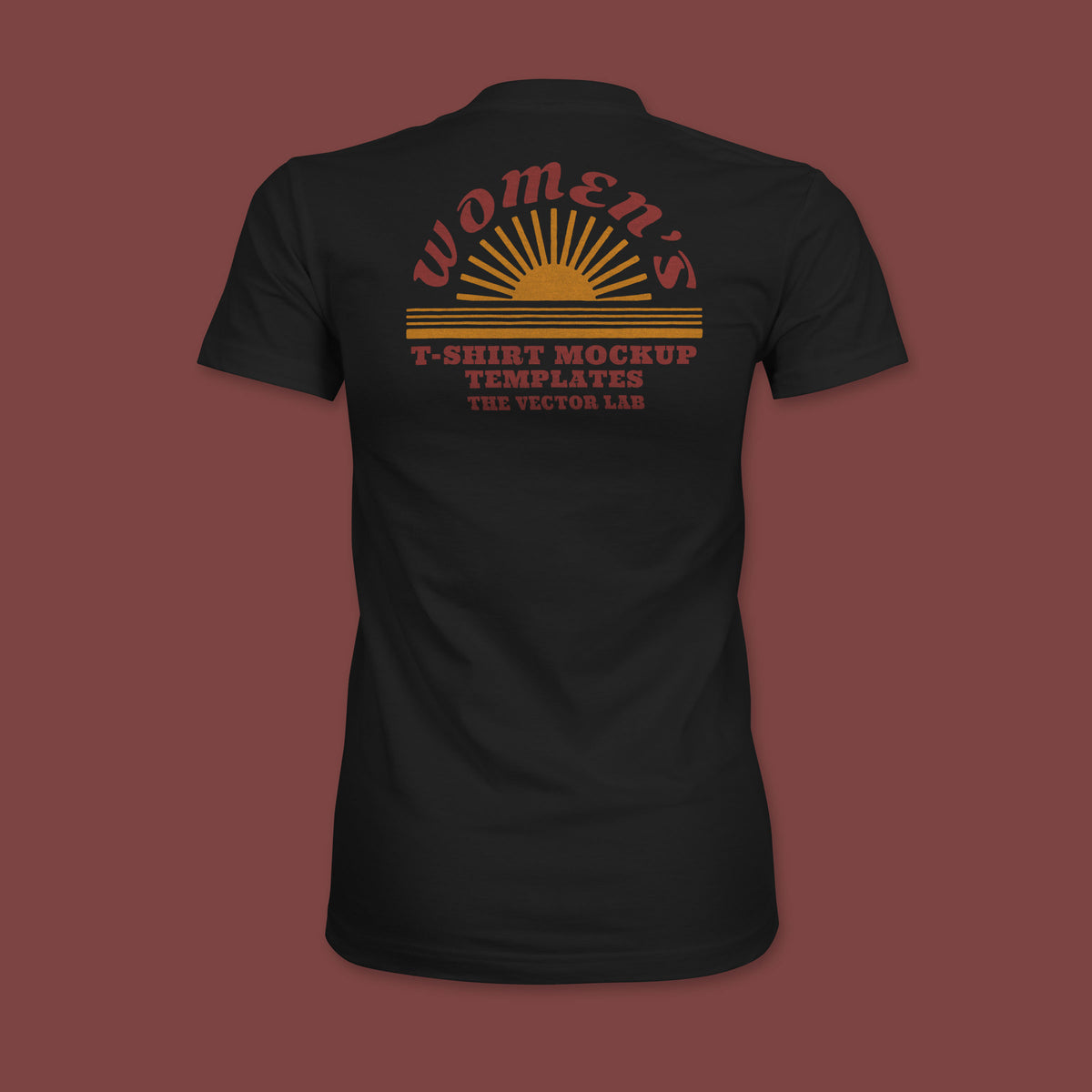 Women's T-Shirt Mockup Templates for Photoshop and Illustrator