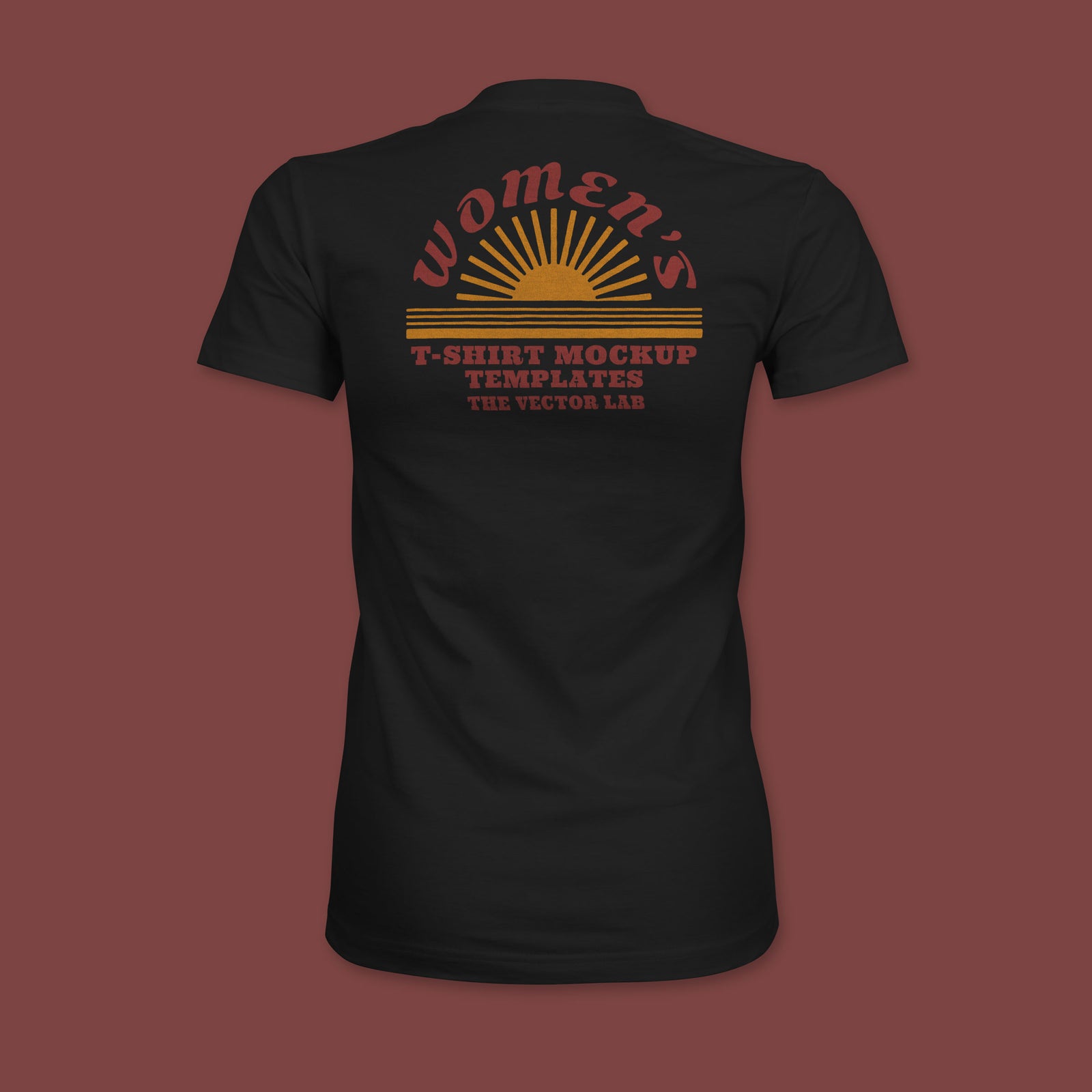 Women's T-Shirt Mockup Templates for Photoshop and Illustrator