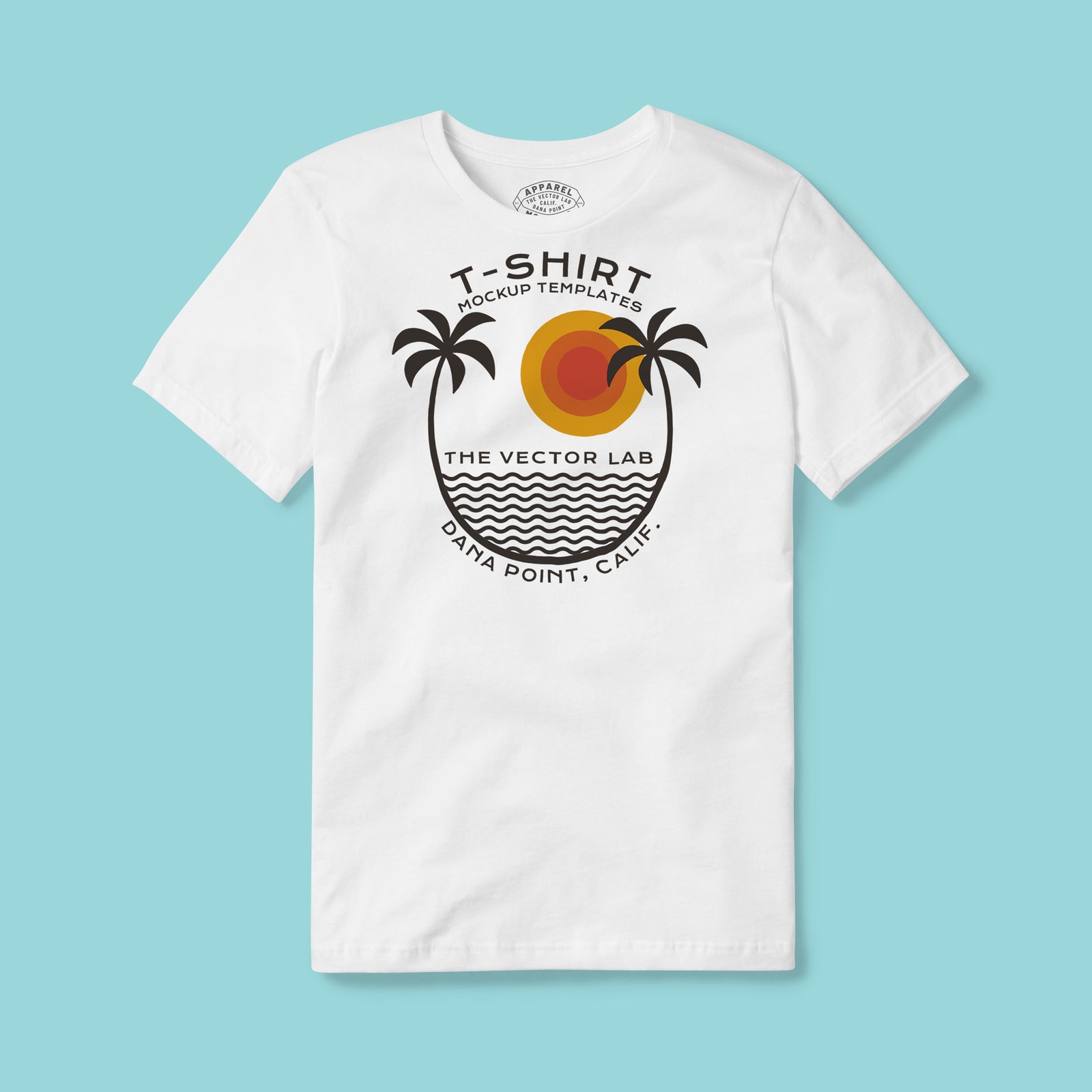 Flat Lay Pro T-Shirt Mockup Templates for Photoshop Illustrator Affinity and CorelDraw